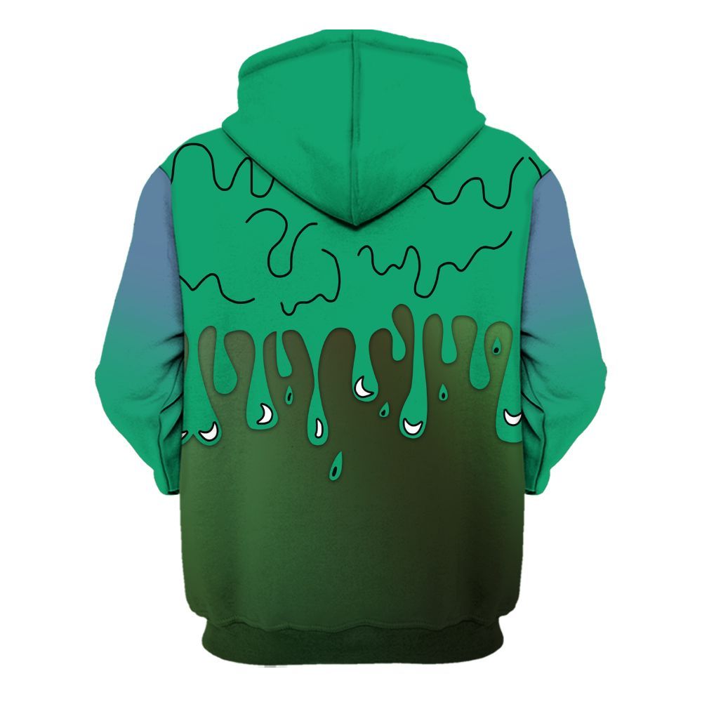 Hoodie To Match Foamposite Pro Pine Green 2025 - Snake Trust No One Drip All Over Print
