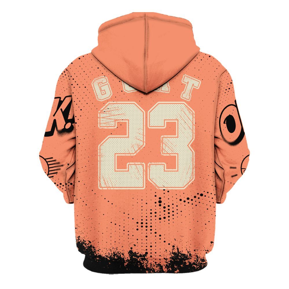 Hoodie To Match DJ Khaled Crimson Bliss 5s - FlightMan Number 23 G.O.A.T All Over Print