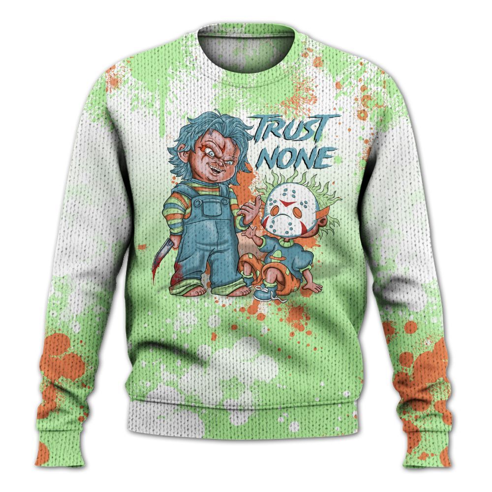 Knitted Sweater To Match Kobe 9 Elite What The - Trust No One Scary