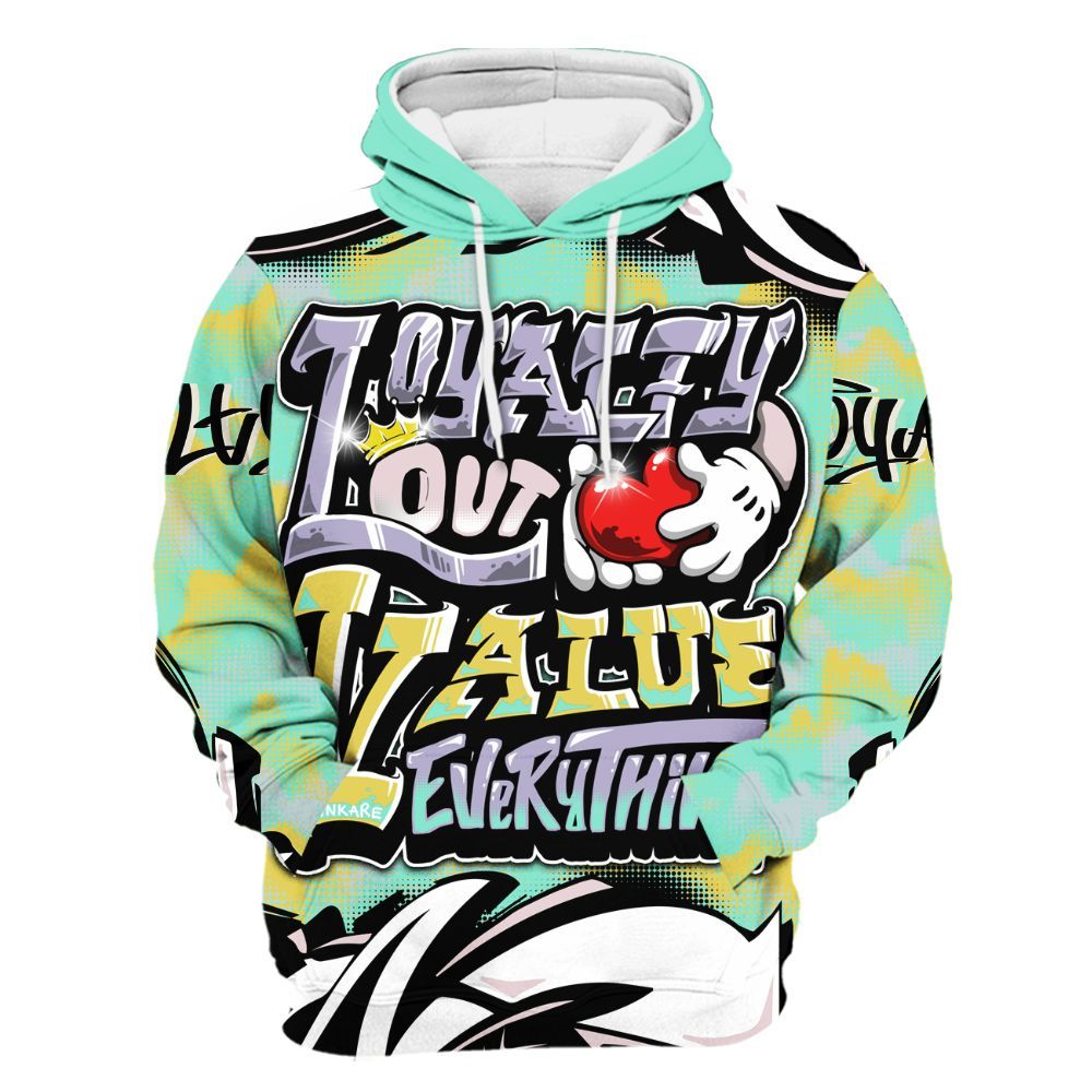 Hoodie To Match Dunk Low Easter 2026 - Loyalty Out Value Graffiti All Over Print