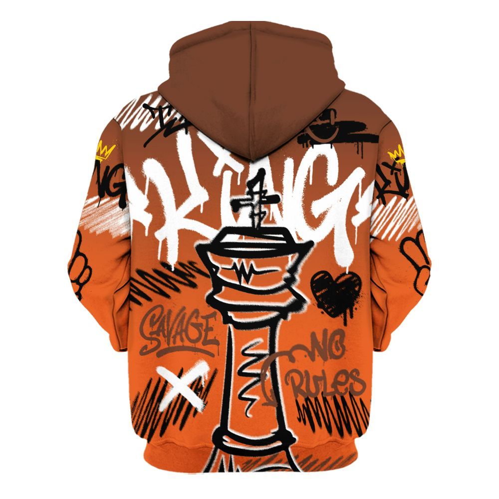 Hoodie To Match High OG Starfish 1s - Street King Chess Streetwear All Over Print