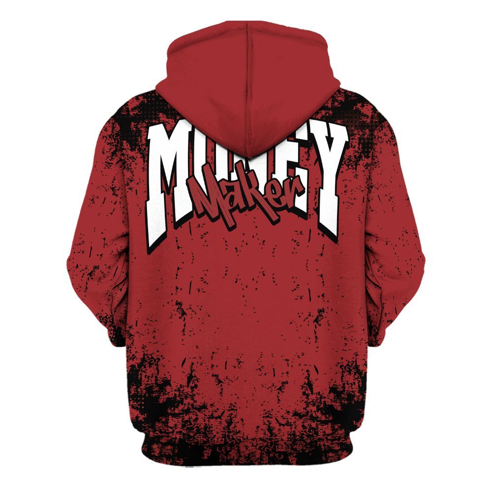 Hoodie To Match Alternate Flu Game 12s - Move In Silence Money Street Retro All Over Print