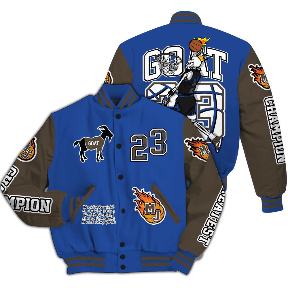 Varsity Jacket To Match Palermo GS League - 23 G.0.A.T Jump Up Basketball All Over Print