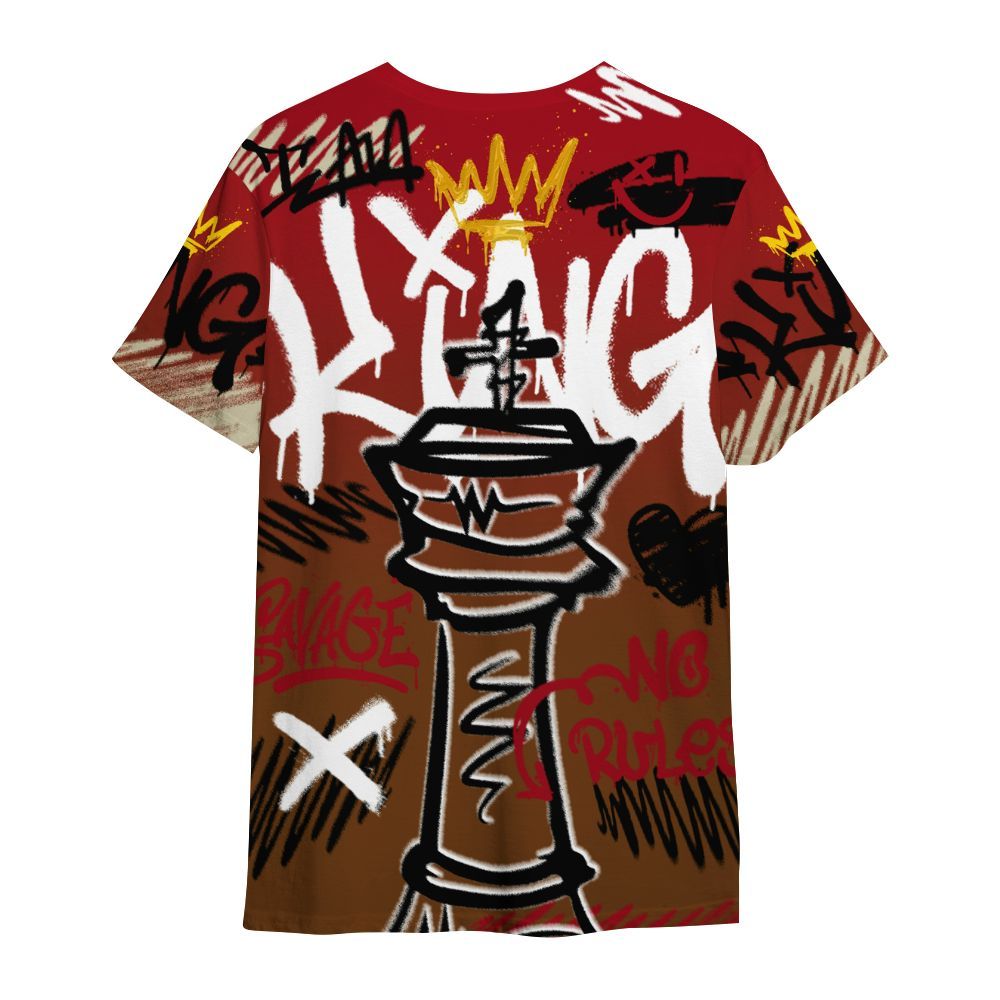 Shirt To Match Archaeo Brown 5s - Street King Chess Streetwear All Over Print