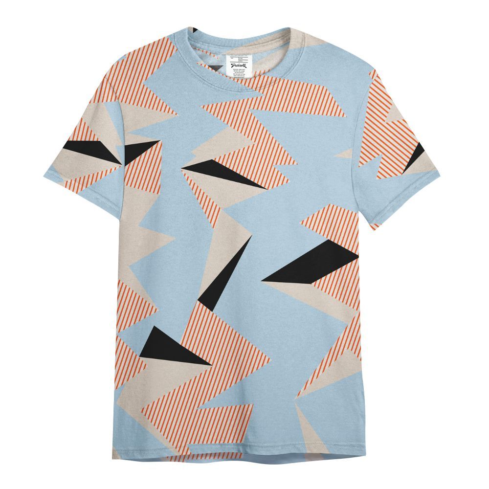 Shirt To Match High OG Alaska 1s - Geometric Camouflage Pattern All Over Print