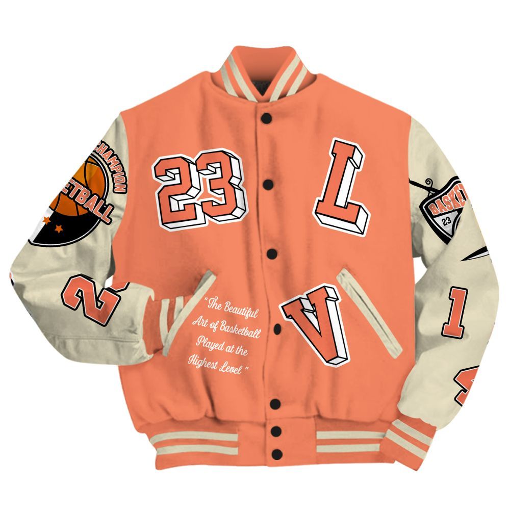 Varsity Jacket To Match DJ Khaled Crimson Bliss 5s - The GOAT Got Em Streetwear All Over Print