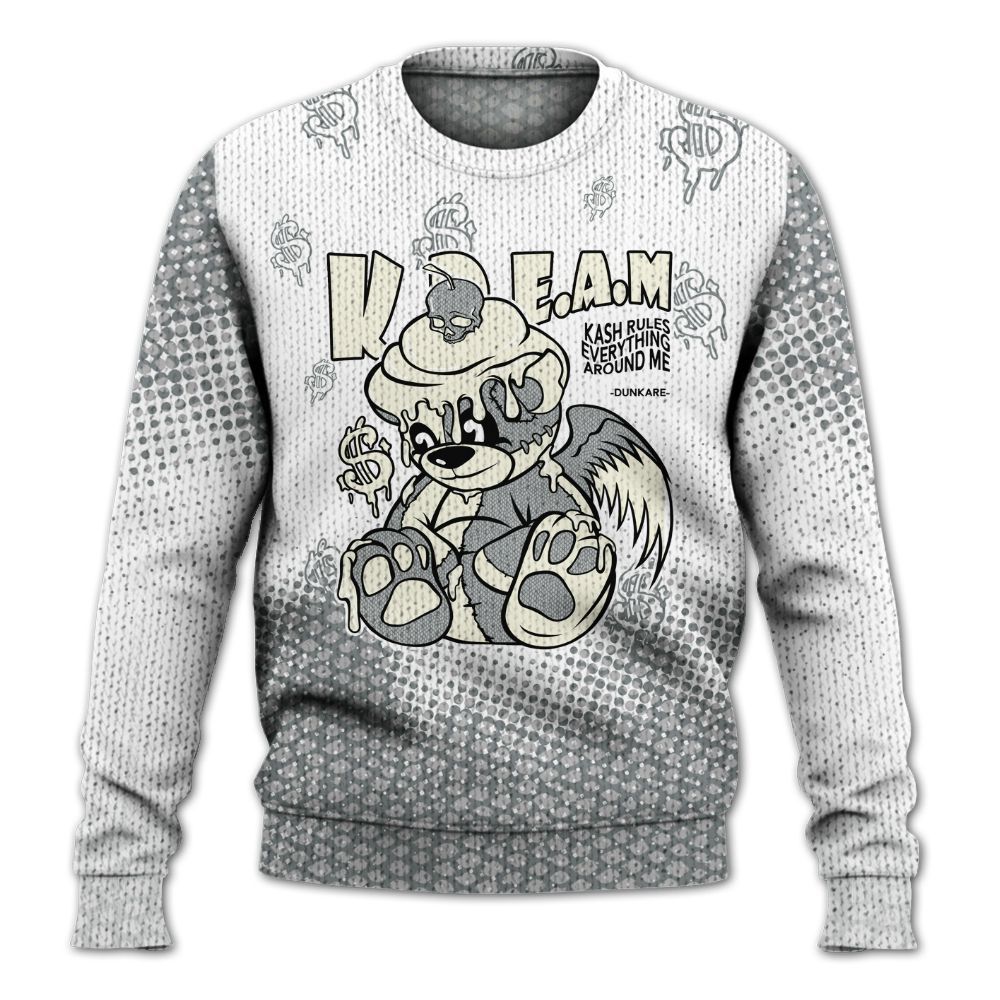 Knitted Sweater To Match Low CNY Year Of The Snake 11s - Loot Bear Unique Drip