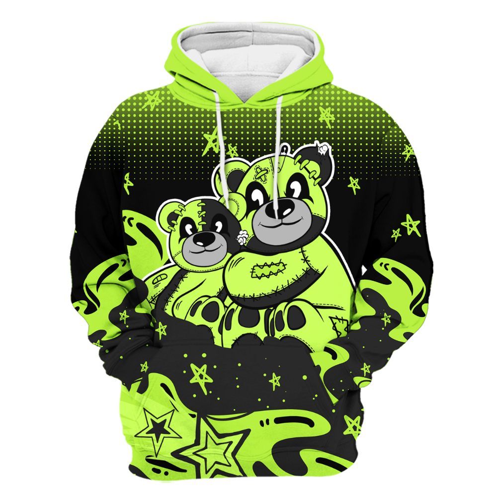 Hoodie To Match Air Force 1 Low Dance Volt - Sincere Fondness Bear Stars All Over Print