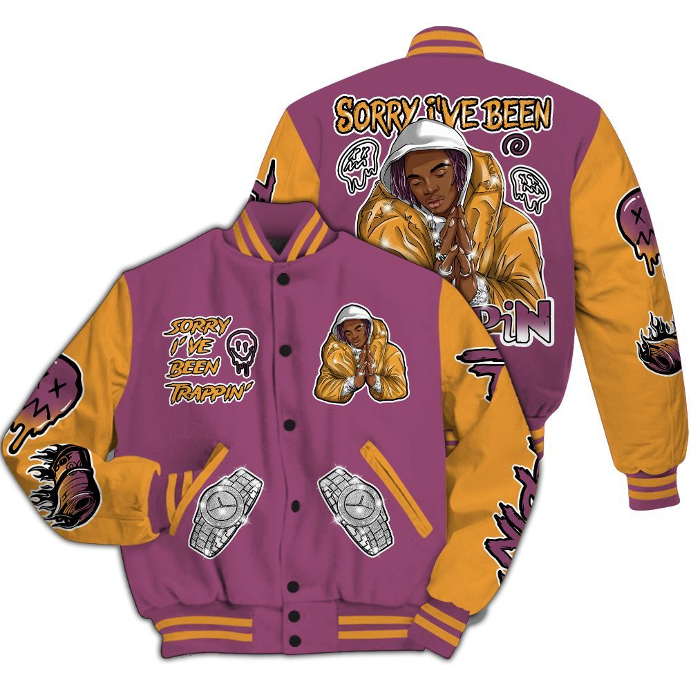 Varsity Jacket To Match High OG Brotherhood 1s - Trappin' Unique All Over Print