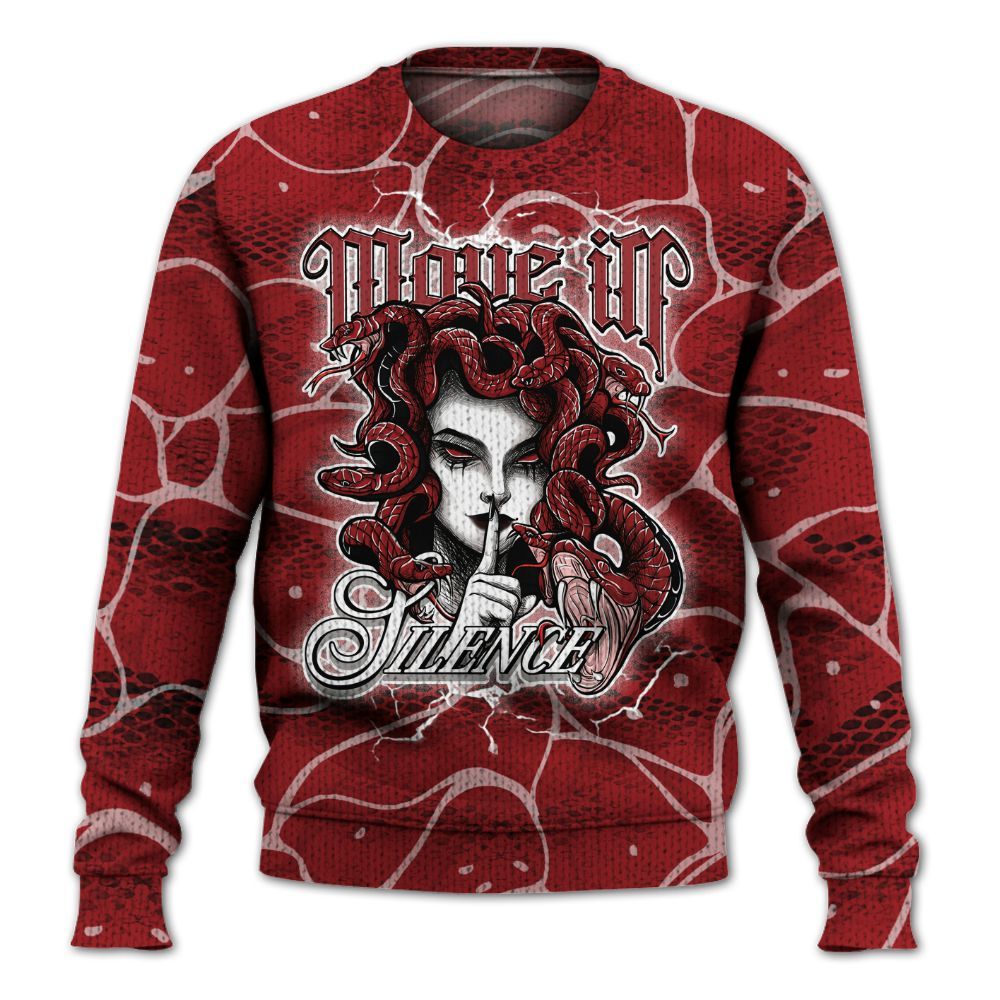 Sweater To Match Alternate Flu Game 12s - Girl Move In Silence Graphic