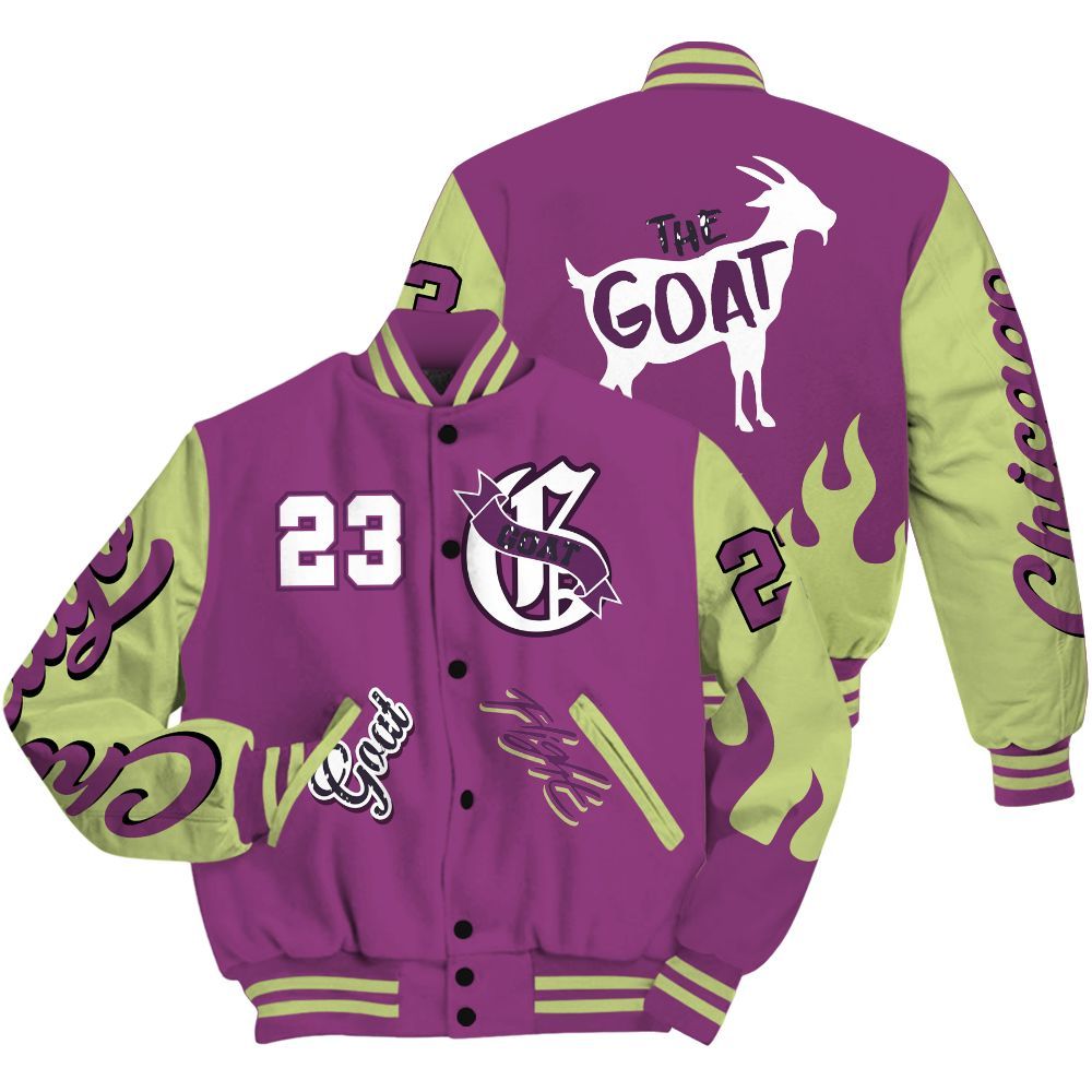 Varsity Jacket To Match Ja 2 Staregazer - The G.O.A.T Flight Streetwear All Over Print