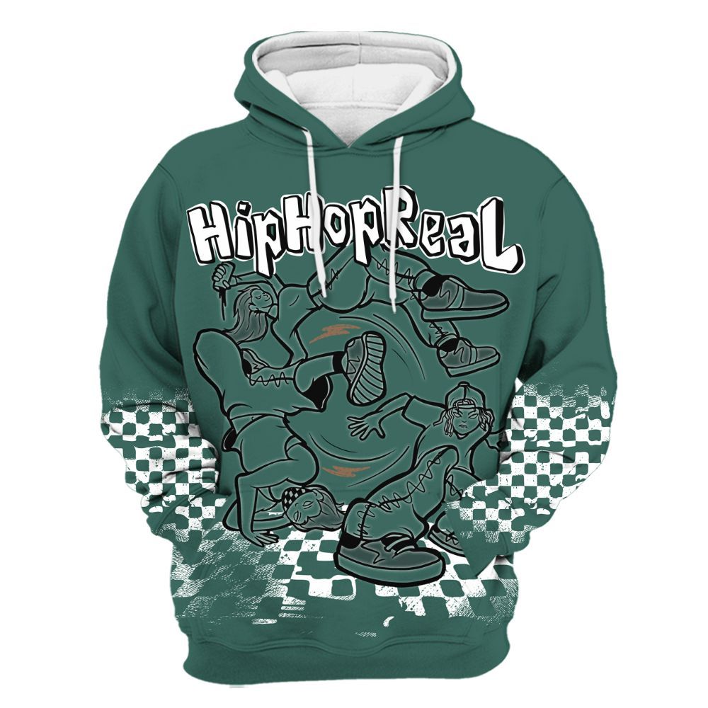 Hoodie To Match Low OG Oxidized Green 1s - Feel Life Street Style All Over Print