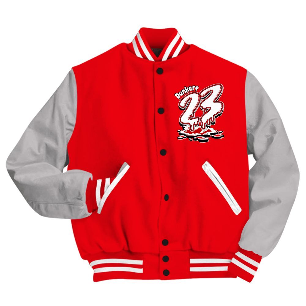Varsity Jacket To Match Air Max 1 Low Poly - Custom Name 23 Drip All Over Print