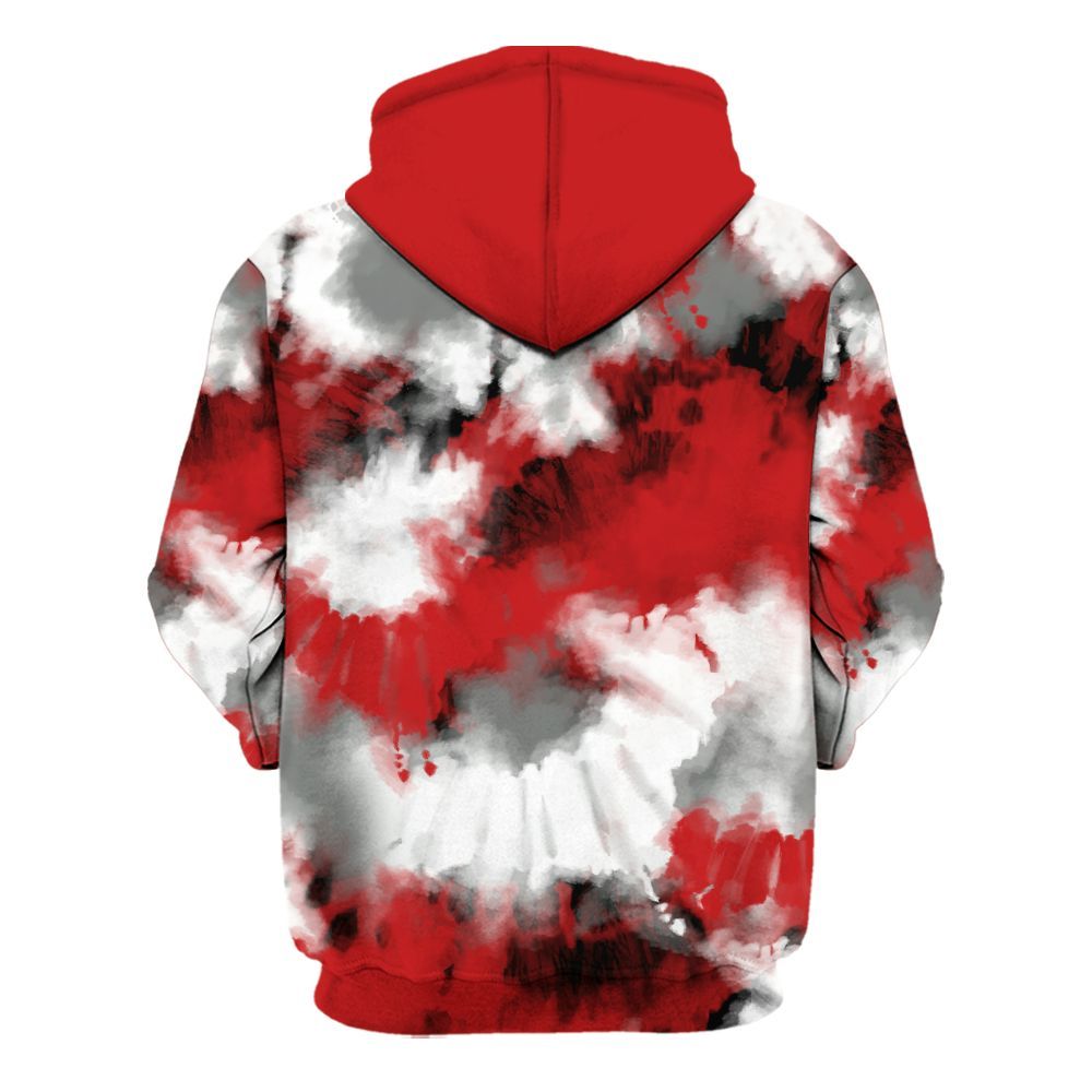 Hoodie To Match Bred Reimagined 4s - Tie Dye FK Around Find Out All Over Print