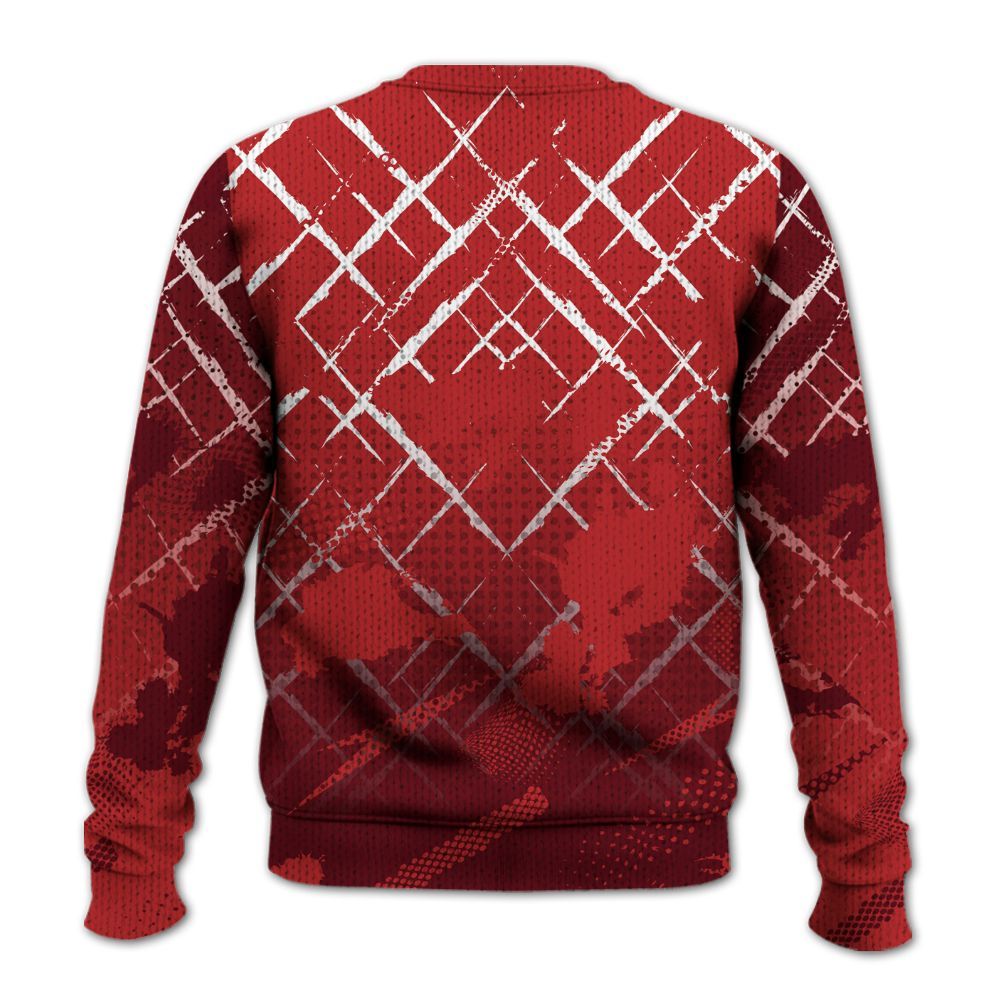 Knitted Sweater To Match Kobe 9 Elite Christmas - Halftone Stand Business Dripping