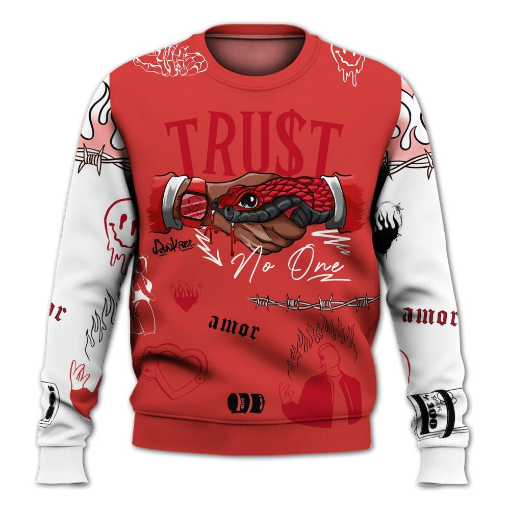 Sweatshirt To Match Scoot Zeros ODD City - Snake Trust No One All Over Print