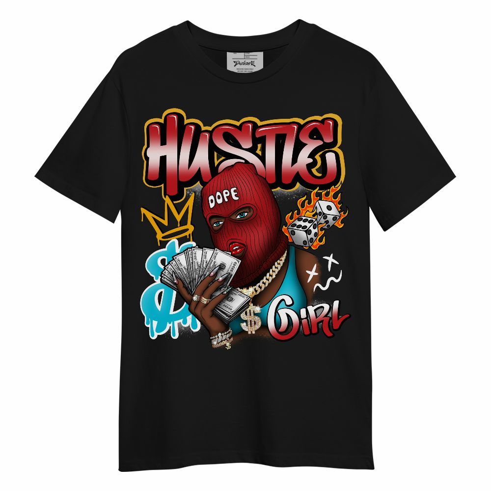 Shirt To Match Dunk Low Fruity Pebbles - Money Hustles Girl Streetwear Unisex Shirt