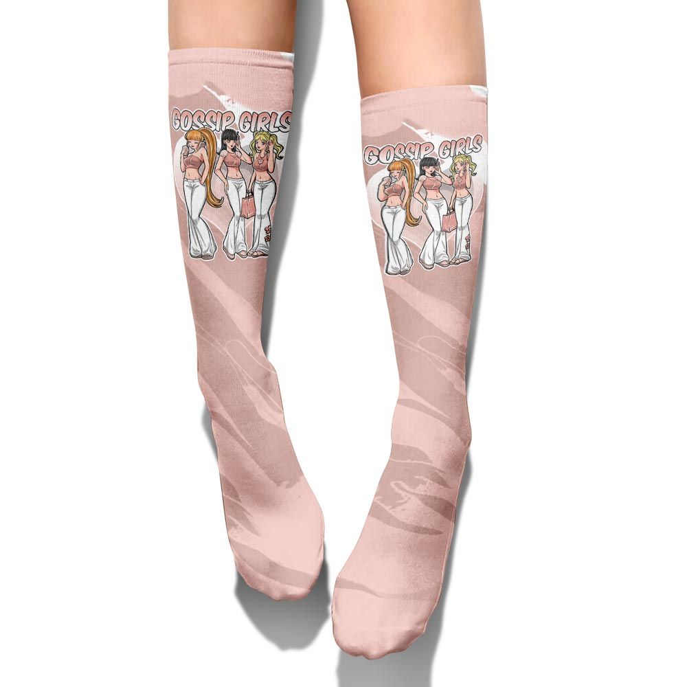 Sock To Match Low Legend Pink 11s - Gossip'Girls Colored