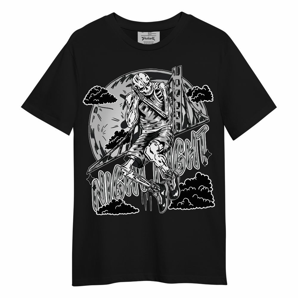 Shirt To Match Low 85 Metallic Black 1s - Seeya Skeleton Unisex Shirt