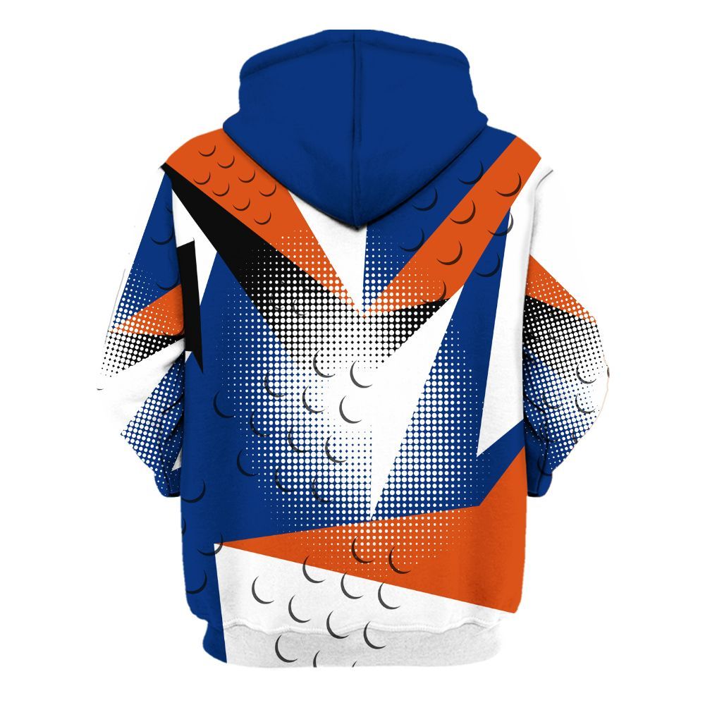 Hoodie To Match Mid Knicks 1s - Poly Custom Name Number 23 5s All Over Print