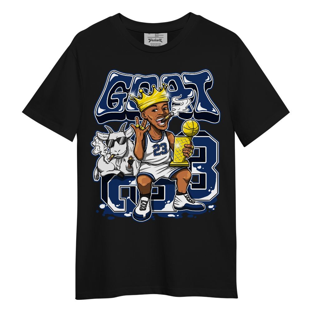 Shirt To Match High OG Deep Royal Blue 1s - Number 23 GOAT Graphics Unisex Shirt