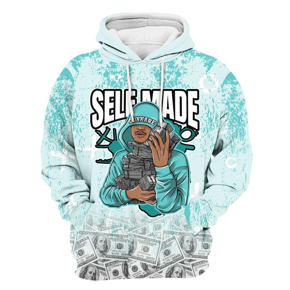 Hoodie To Match KD 4 Easter Mint Candy - Selfmade Unique Grunge All Over Print