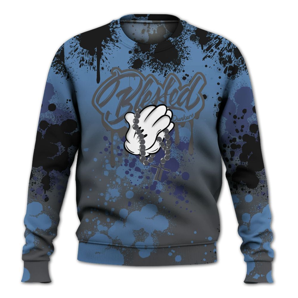 Sweatshirt To Match Air Max 95 Stash - God Blessed Ink Drip All Over Print