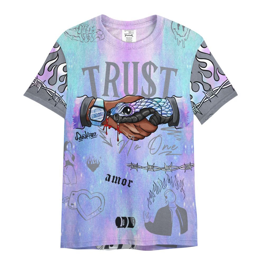 Shirt To Match Zen Master 4s - Snake Trust No One All Over Print