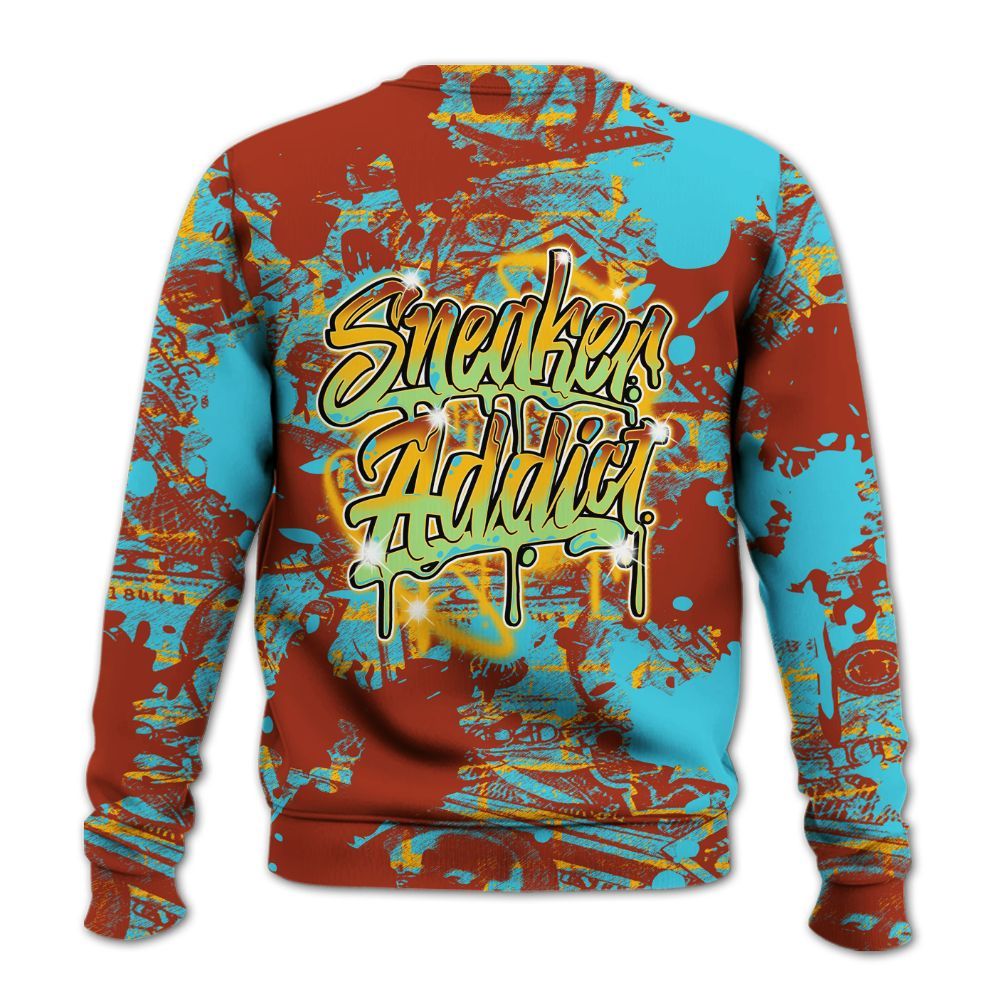 Sweatshirt To Match SB Dunk Di'Orr Greenwood - Addiction Sneakers Graphic Street Art All Over Print