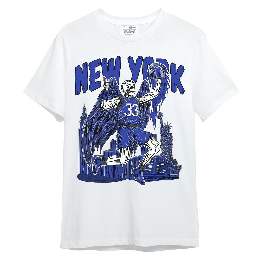 Shirt To Match Air Max Plus Black Racer Blue - Ewing Era Skeleton Unisex Shirt