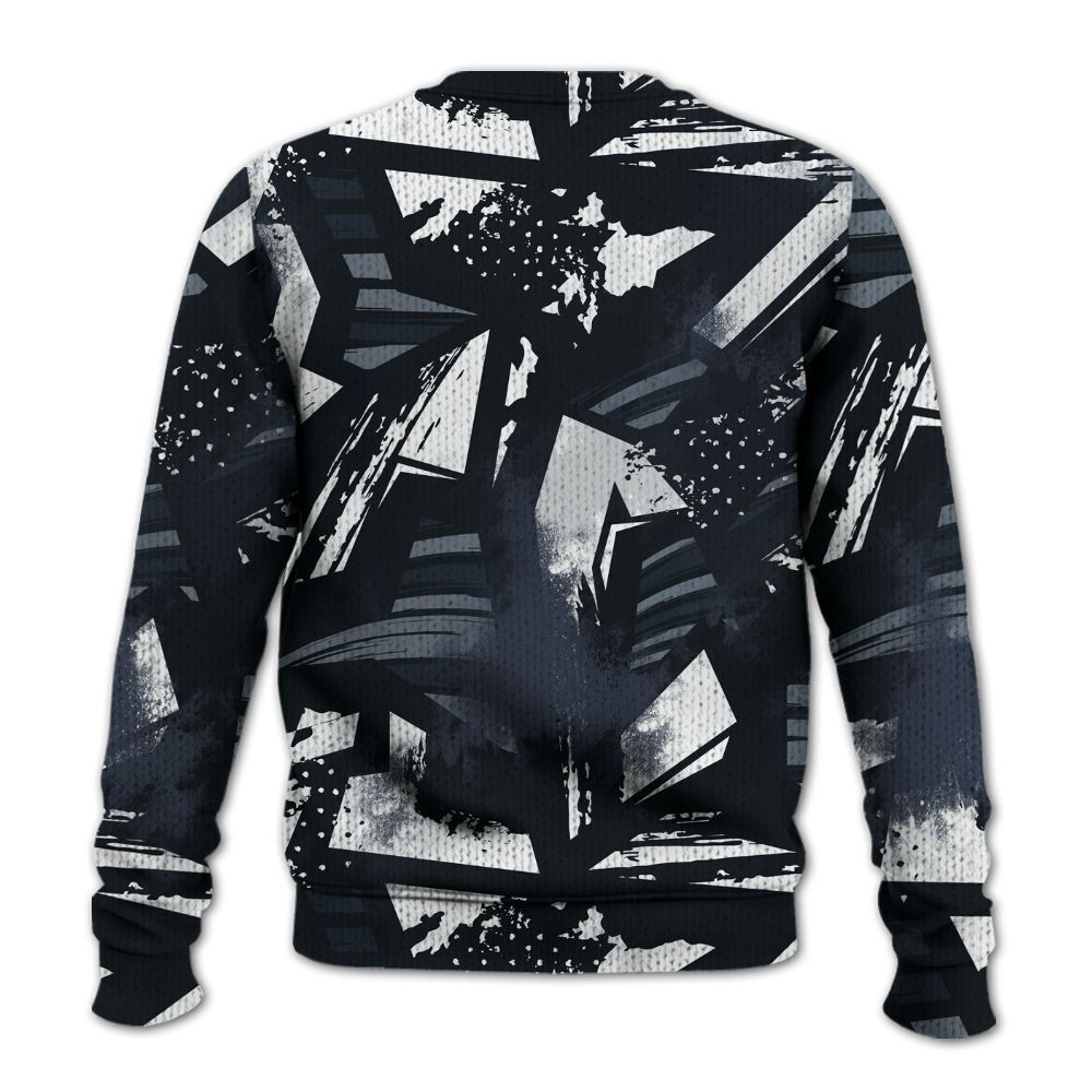 Knitted Sweater To Match Navy Blue 2024 6s - This That Sauce Retro