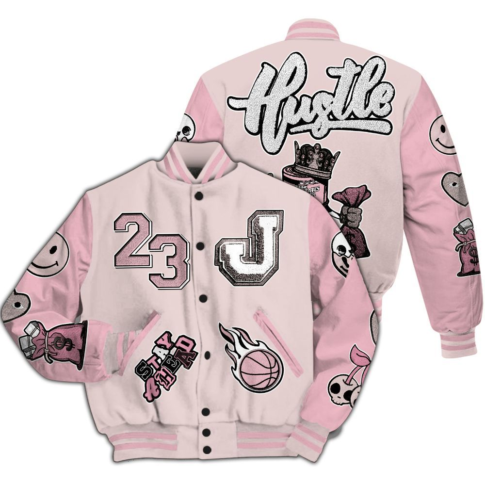 Varsity Jacket To Match Dunk Low KD 17 Aunt Pearl - Hustles Money Number 23 All Over Print