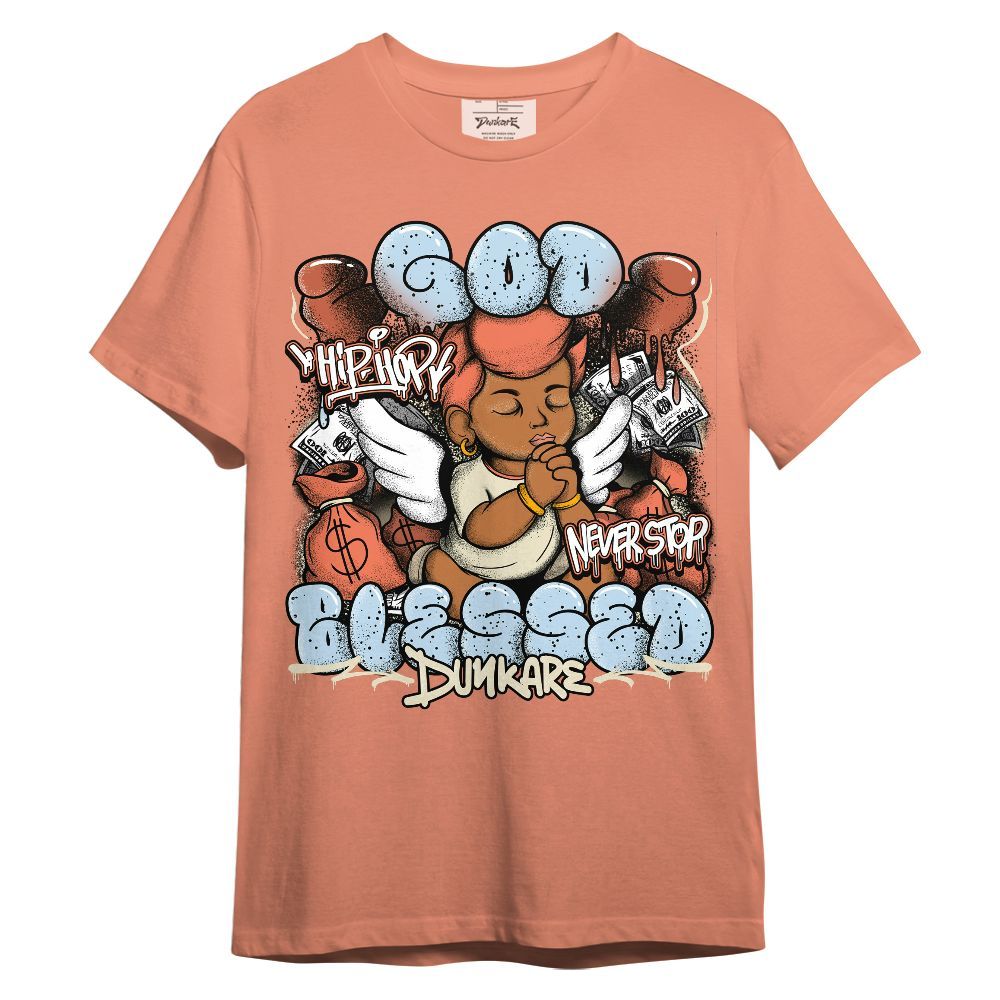 Shirt To Match DJ Khaled Crimson Bliss 5s - God Blessed Graphic