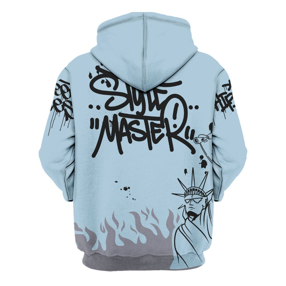 Hoodie To Match Chambray 7s - Graphic Fck Around Find Out All Over Print