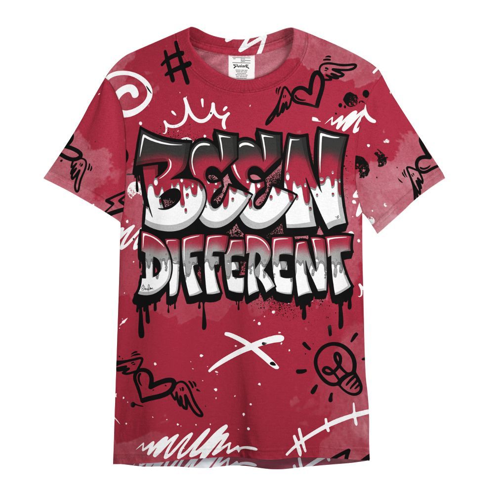 Shirt To Match High OG Chicago Shadow 1s - Drip Been Di2ferent All Over Print