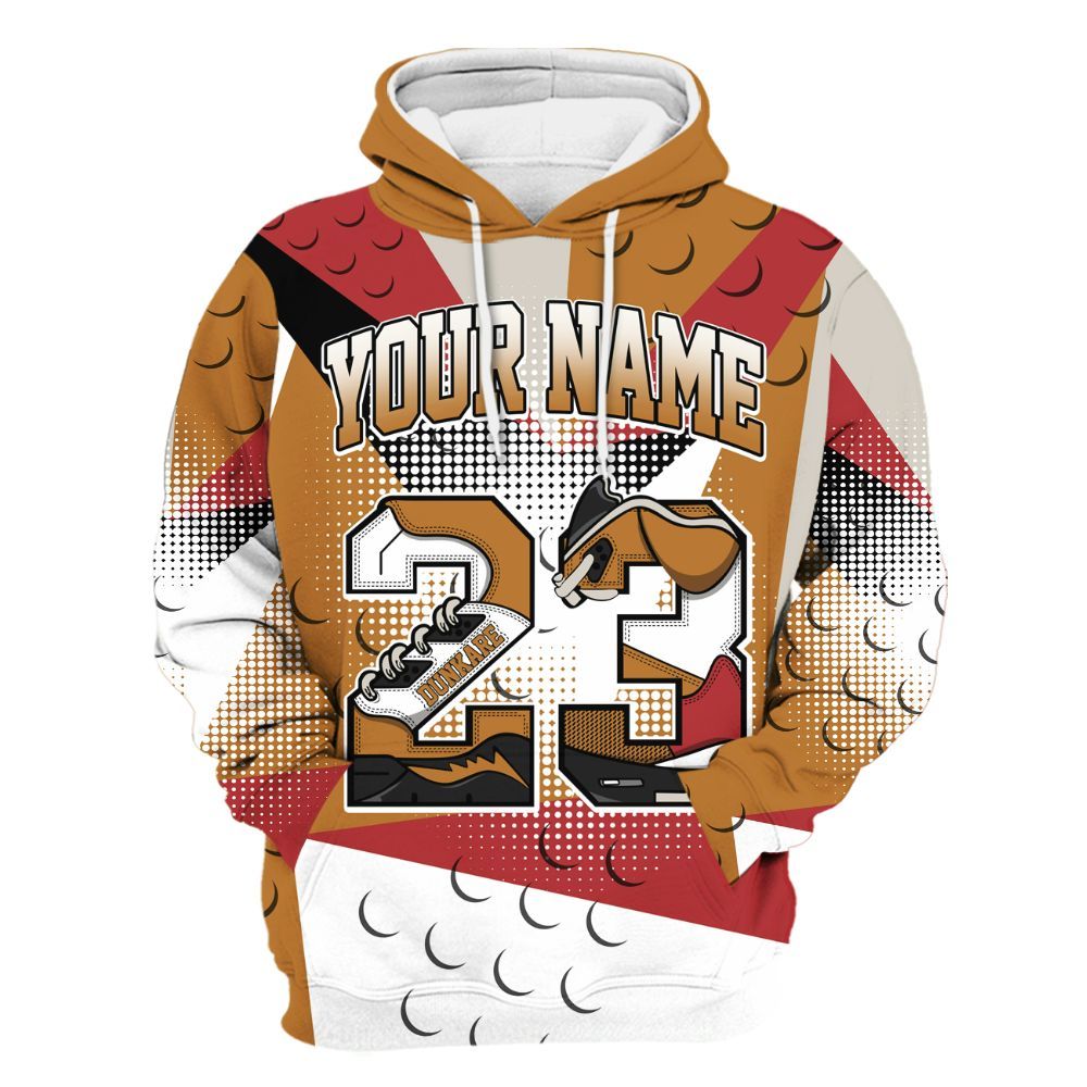 Hoodie To Match Air Max Plus Sunset Swarovski - Poly Custom Name Number 23 5s All Over Print