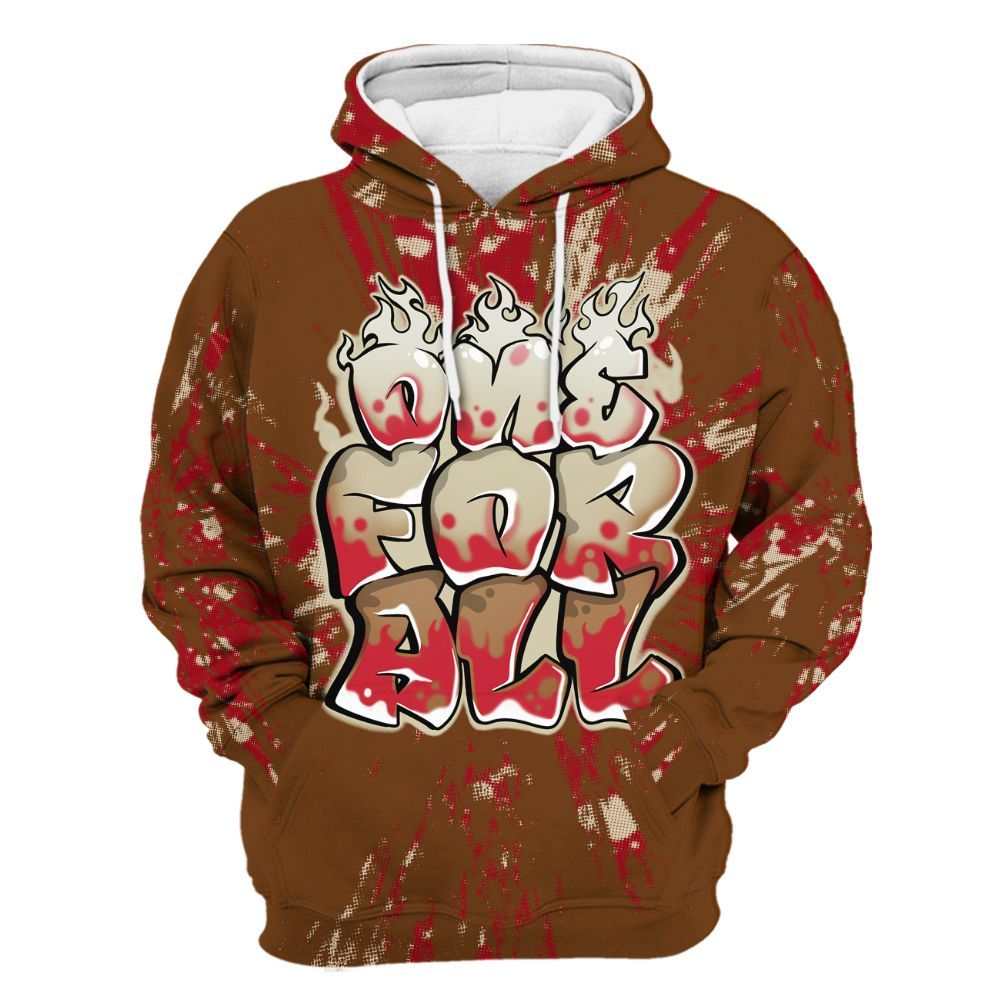 Hoodie To Match Archaeo Brown 5s - Ones For All Graphic Luxury All Over Print