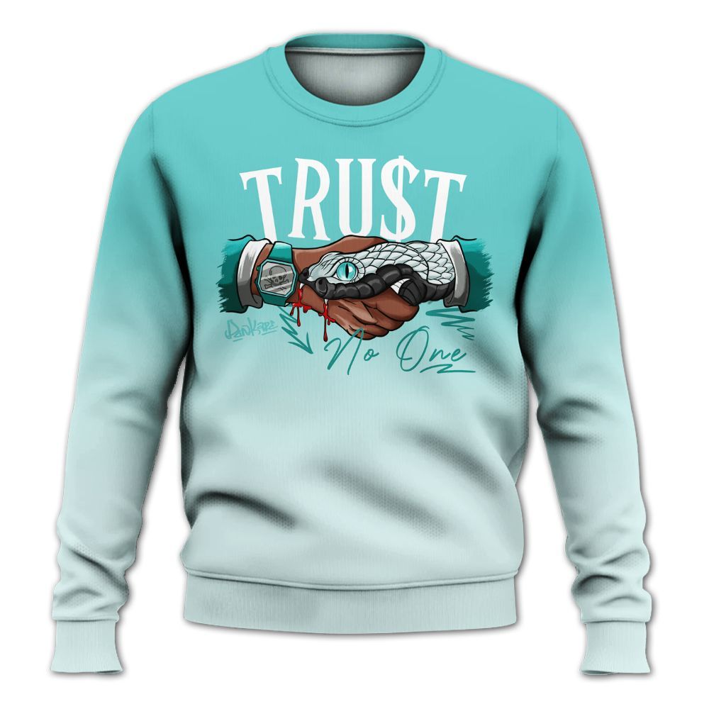 Sweatshirt To Match KD 4 Easter 2025 - Trust No One Drip All Over Print