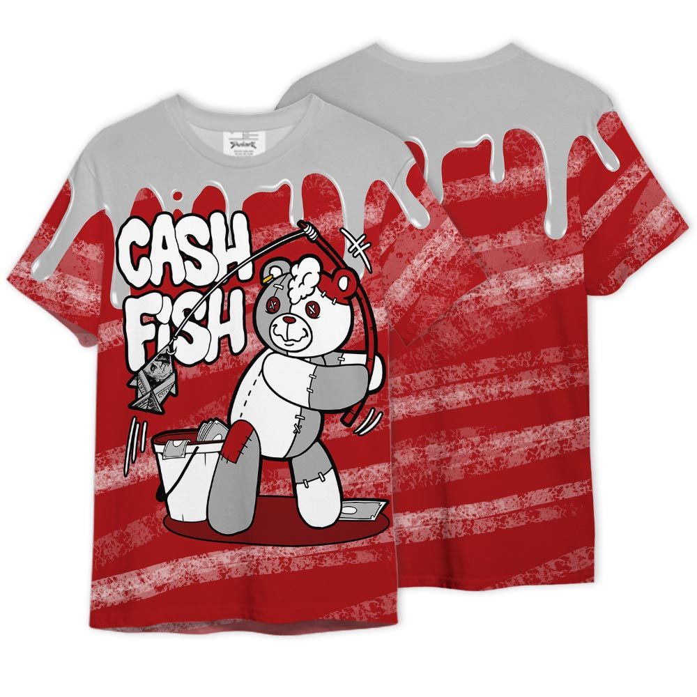Shirt To Match Red Taxi 12s - Moneys Fish Hugz Graphics Shirt Unisex
