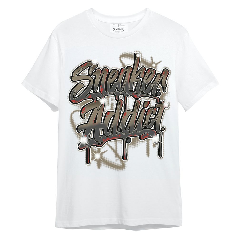 Shirt To Match Olive 9s - Addiction Sneakers Graphic Unisex Shirt