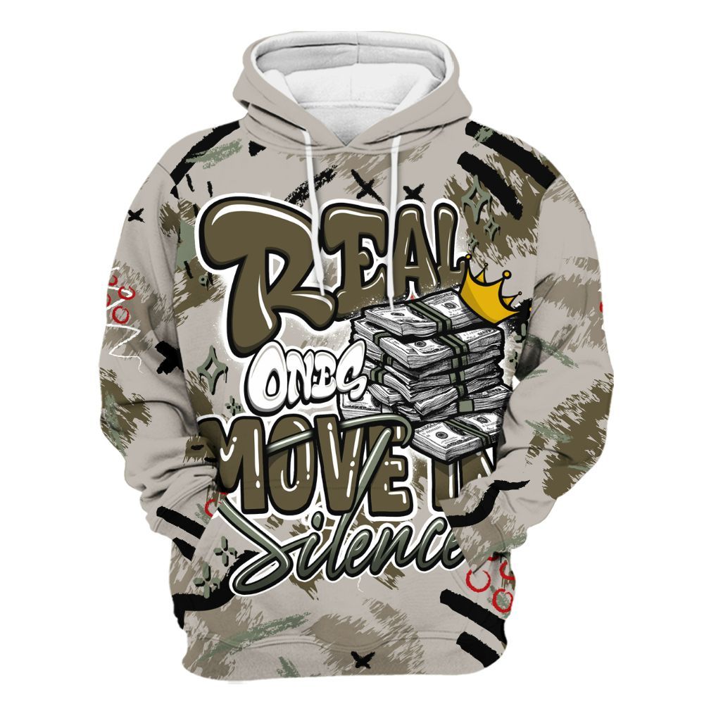 Hoodie To Match Dunk Low Year Of The Snake - Real Ones Move In Streetwear All Over Print