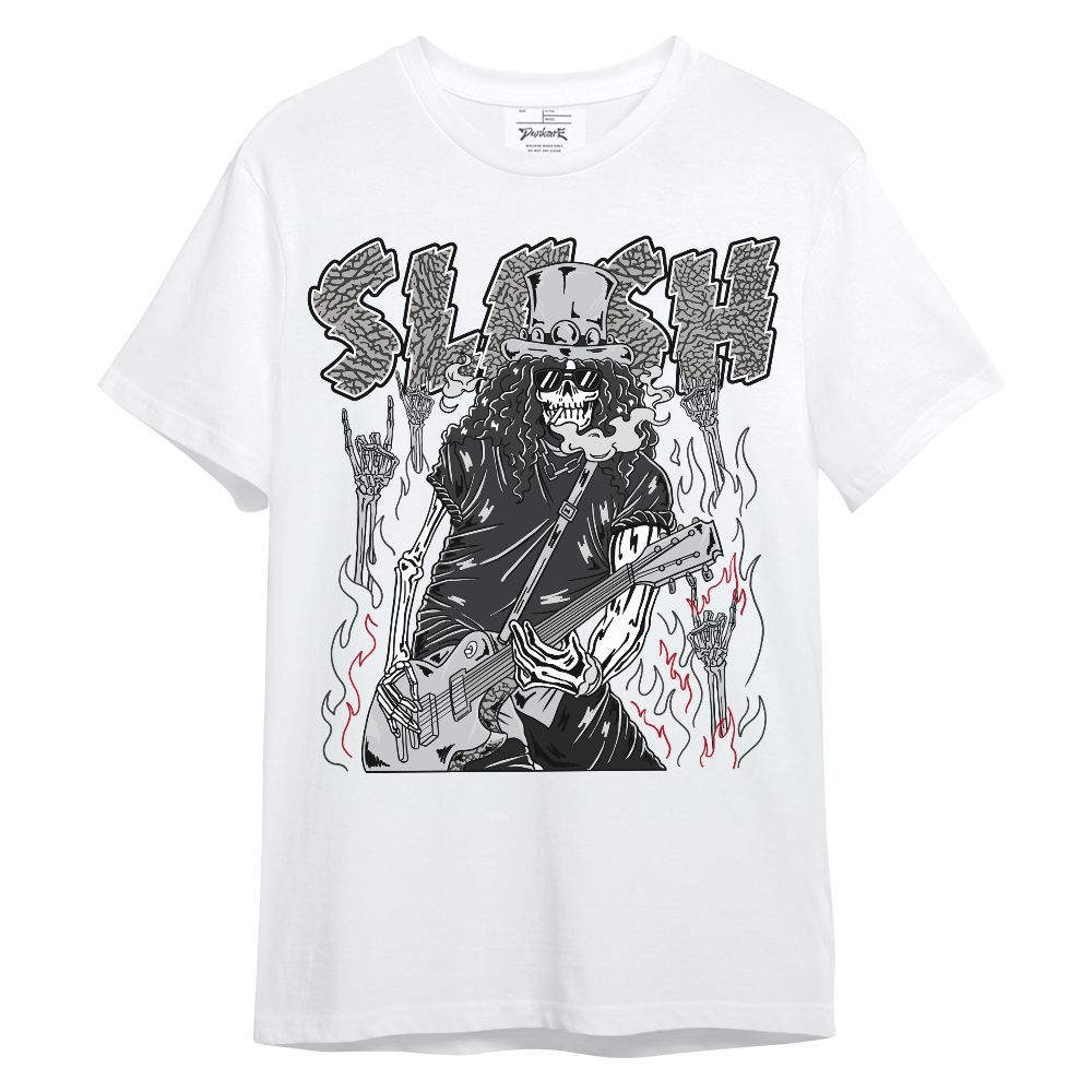 Shirt To Match Black Cement 3s - Slash Skeleton Unisex Shirt
