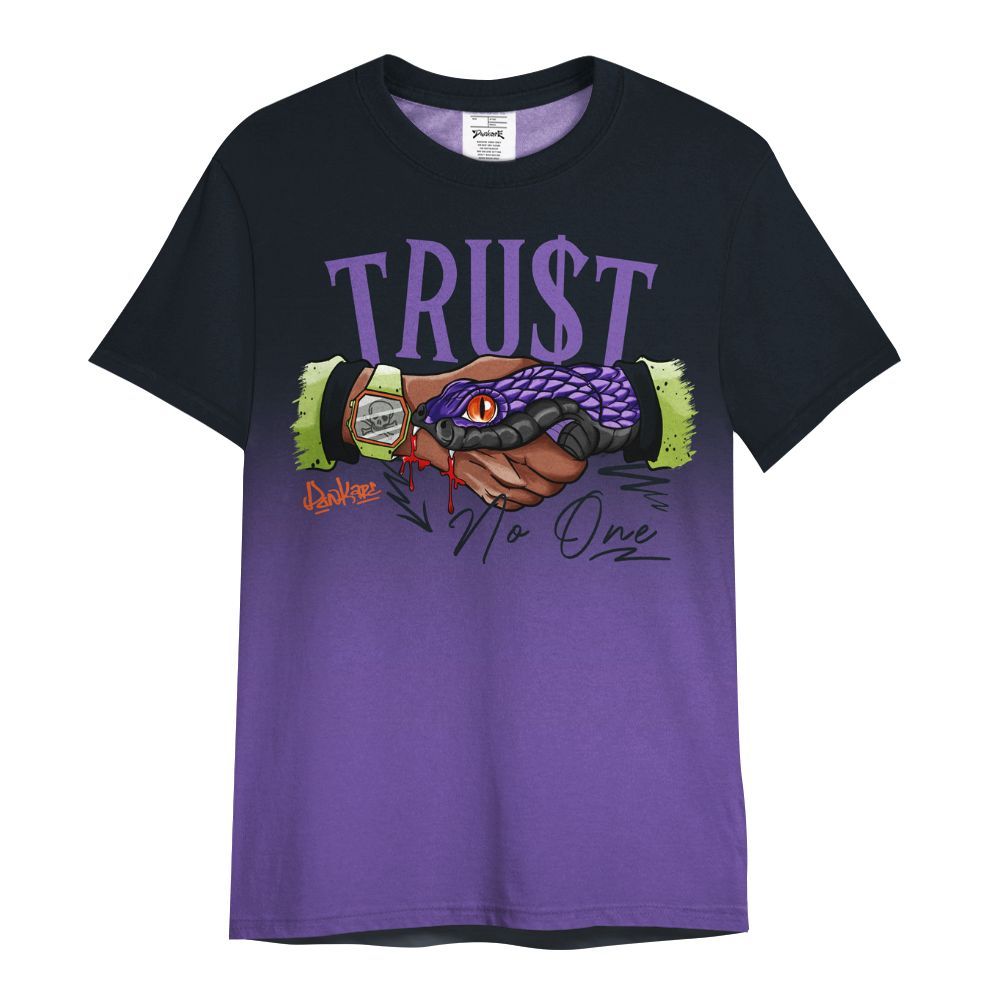 Shirt To Match Canyon Purple 4s - Snake Trust No One Drip All Over Print