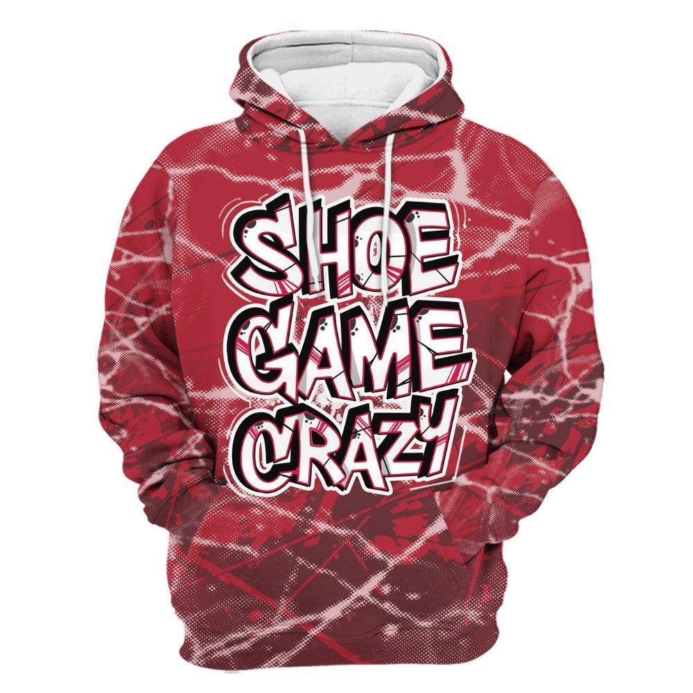 Hoodie To Match Black Toe 14s - Shoe Game Crazy Graphic All Over Print