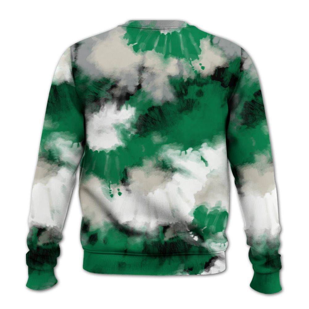 Sweatshirt To Match Lucky Green 2s - Tie Dye FK Around Find Out All Over Print