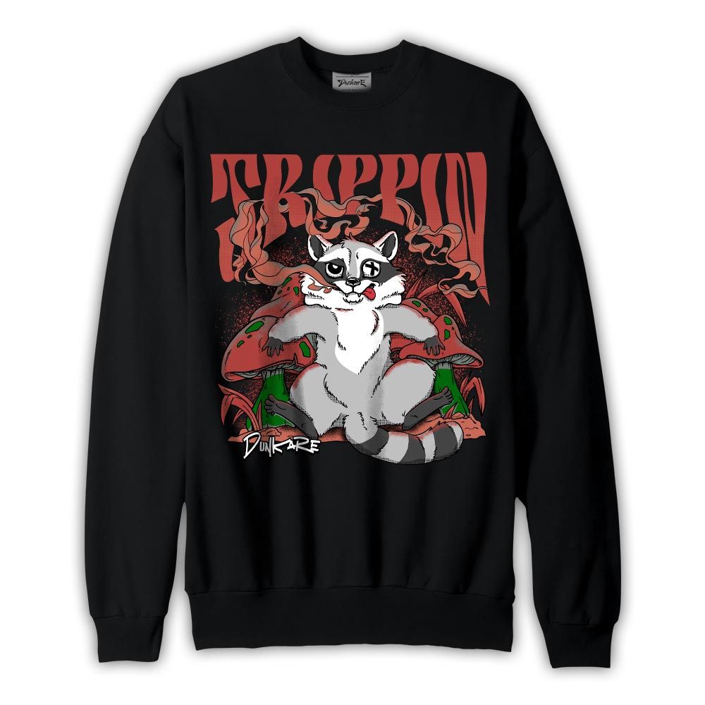 Sweatshirt To match Dune Red 13s Sweatshirt - Trippin Raccoon Graphic 1405 DNY