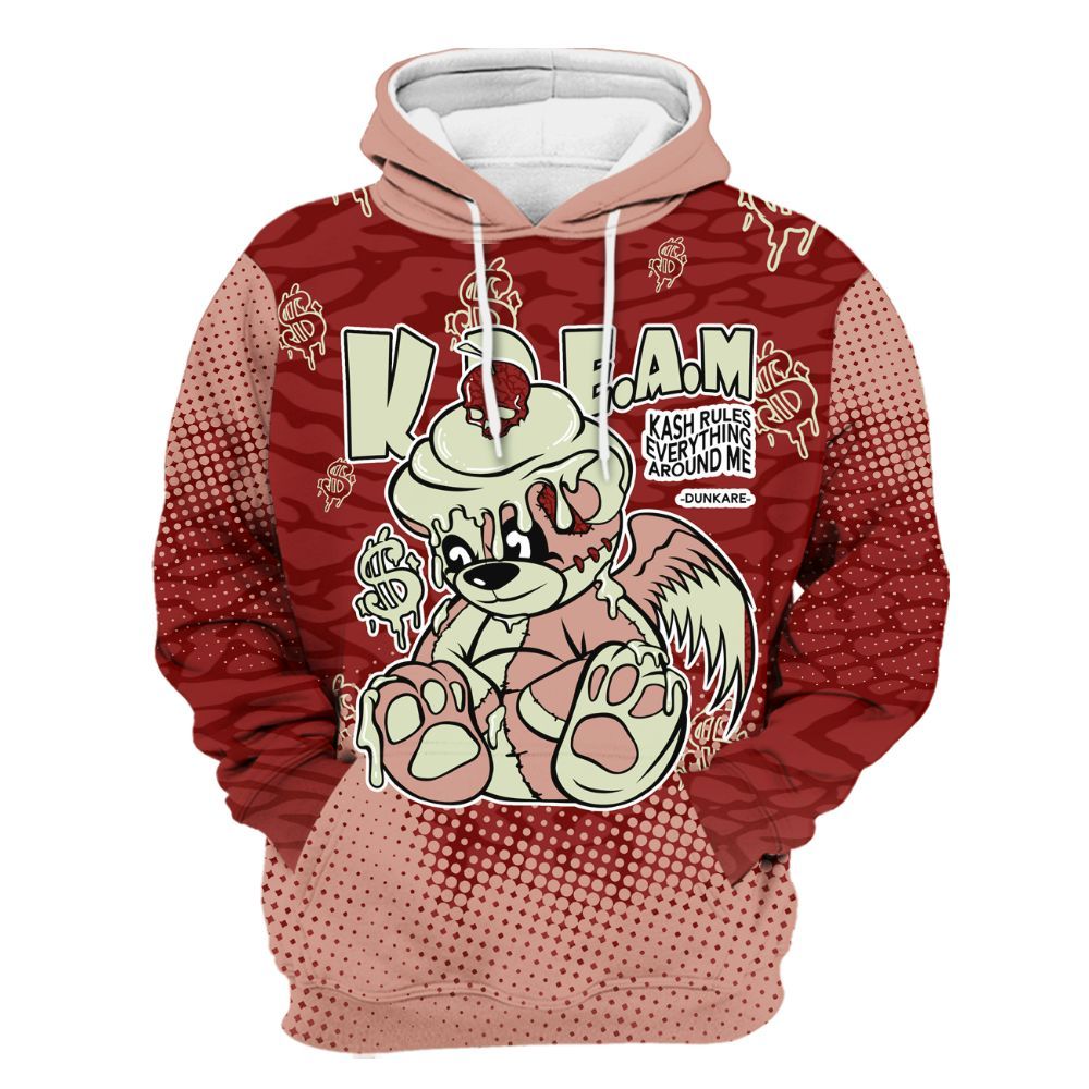 Hoodie To Match Valentines Day 3s - Loot Bear Unique Drip All Over Print