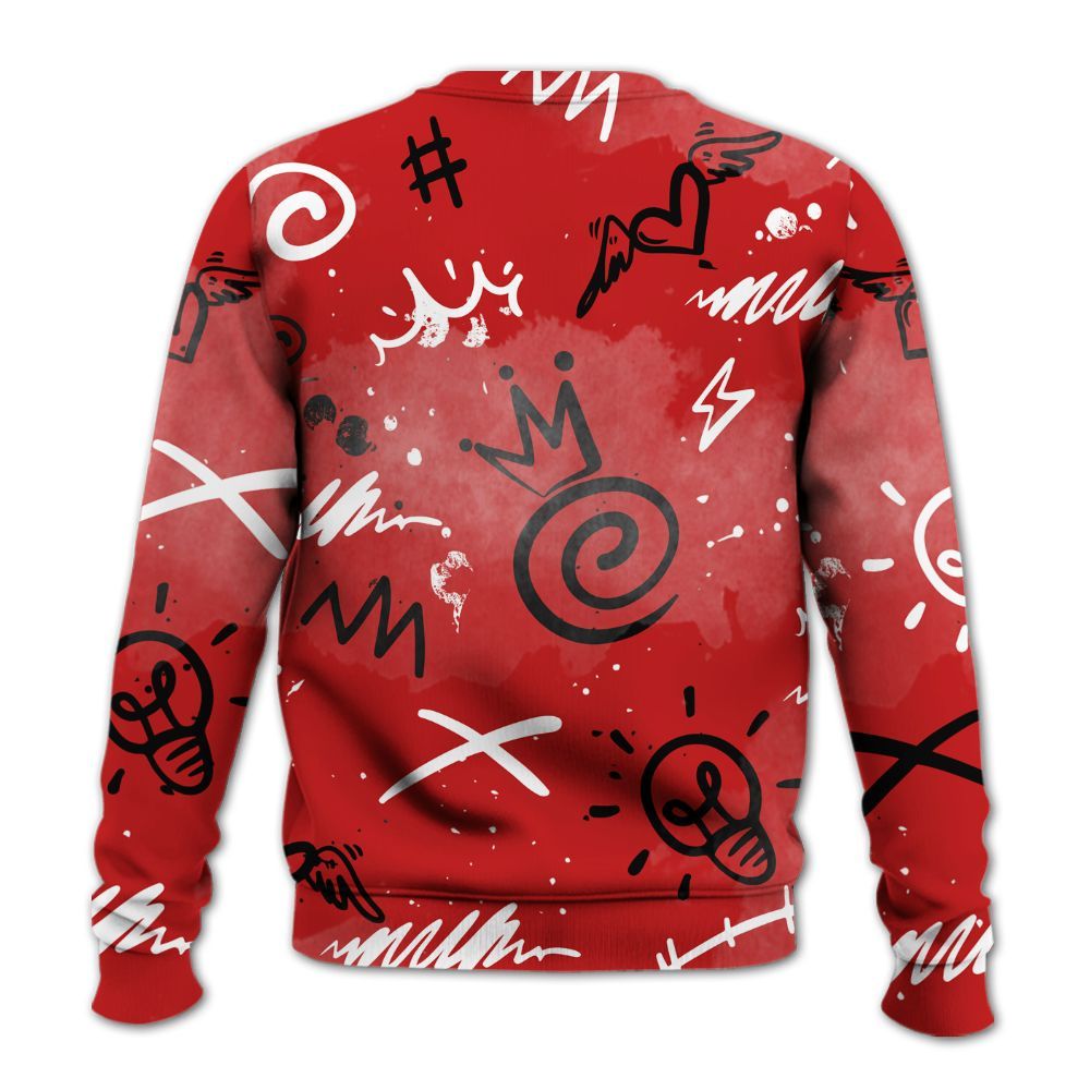 Sweatshirt To Match Bred Reimagined 4s - Drip Been Di2ferent All Over Print