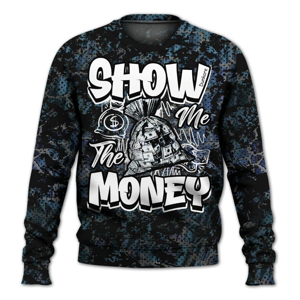 Sweatshirt To Match Air Foamposite Kazuya Mishima - Show Me The Money Retro All Over Print