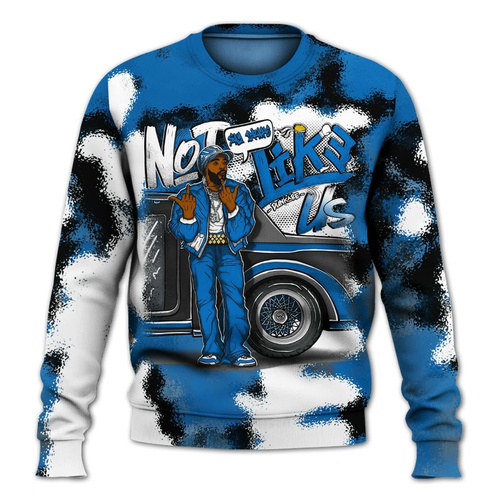 Sweatshirt To Match Blueberry 12s - They Dislike Us All Over Print